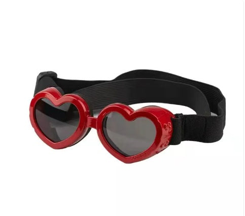 Pet Glasses – Windproof Eye Protection Accessories (Red)