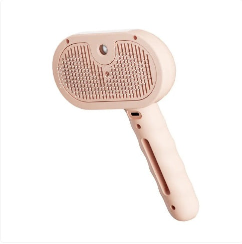 Pet Spray Hair Comb – Grooming and Hair Removal Brush (Pink)