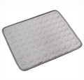 Summer Cooling Mat for Dogs – Breathable Cold Bed and Blanket (Gray)